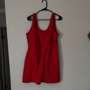 Outdoor Voices Vibrant Red Mini Dress